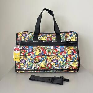 Lesportsac Pokemon Comic Large Weekender NWT
